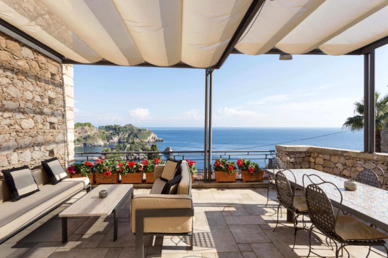 Villa Eleonora Isola Bella Sea View Small Pool + Jacuzzi Taormina Eksteriør bilde