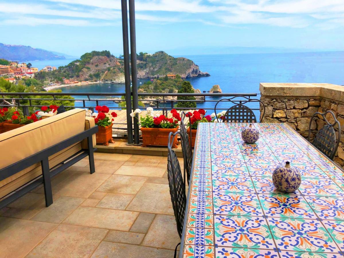 Villa Eleonora Isola Bella Sea View Small Pool + Jacuzzi Taormina Eksteriør bilde