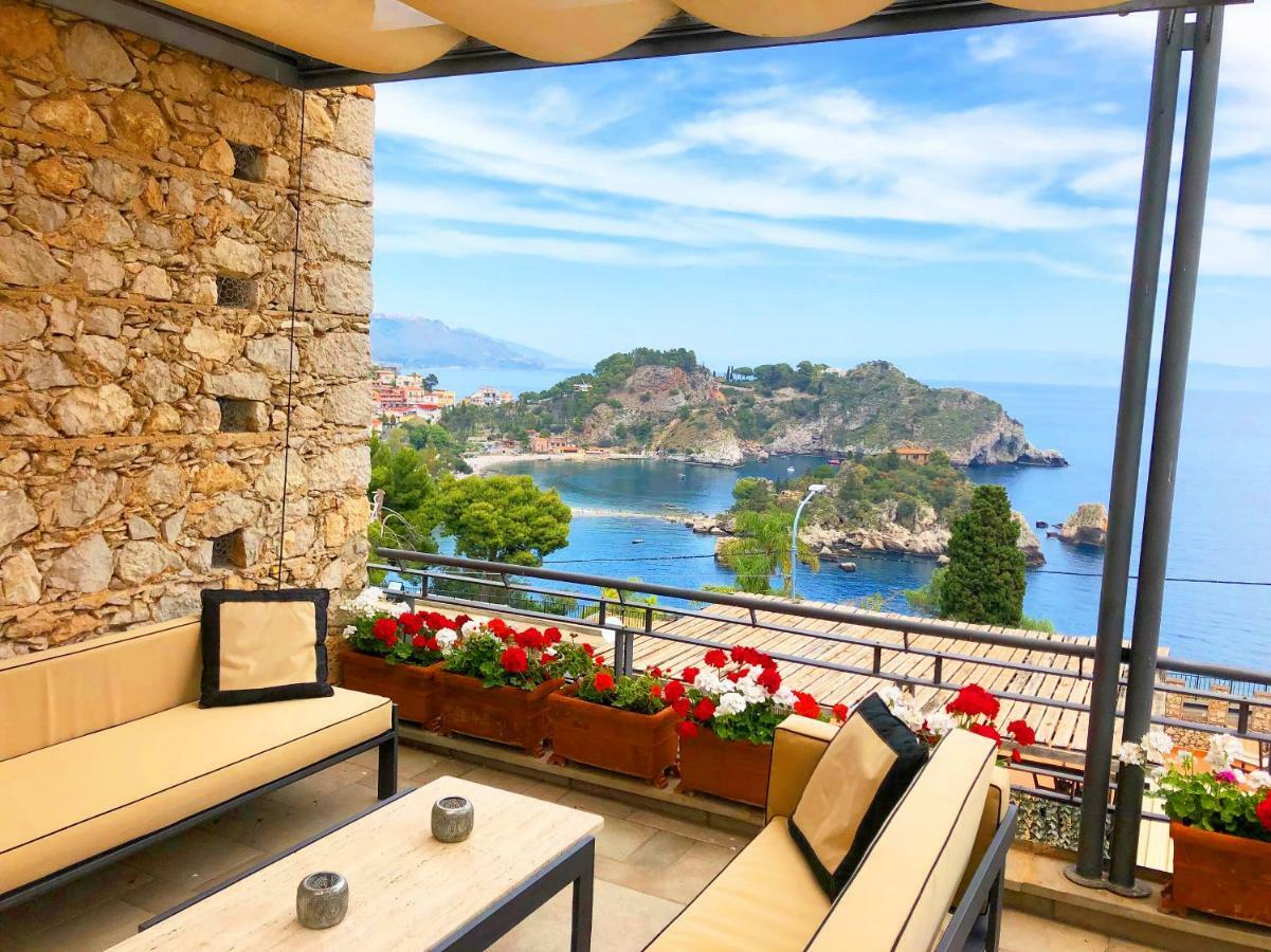 Villa Eleonora Isola Bella Sea View Small Pool + Jacuzzi Taormina Eksteriør bilde